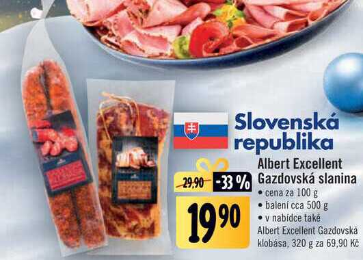 Albert Excellent Roastbeef s pepřovou krustou 100 g v akci AkcniCeny cz