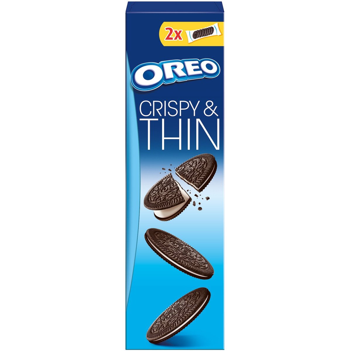 ARCHIV Oreo Crispy and Thin tenké sušenky s vanilkovou náplní v akci