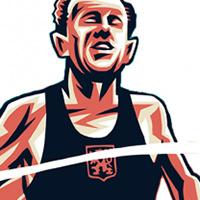 Výstava komiksu Emil Zátopek v IGY Centru