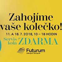 Servis kol & in-line bruslí zdarma v OC Futurum Hradec Králové