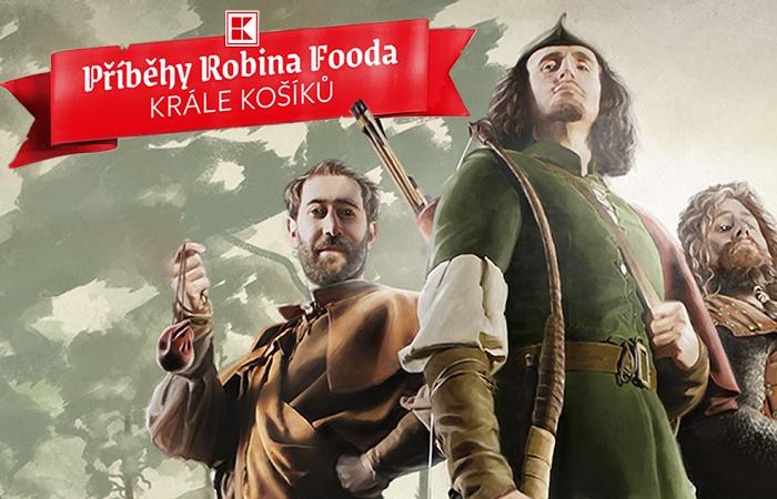 Kaufland má novou kampaň '' Robin Food – Král košíků ''