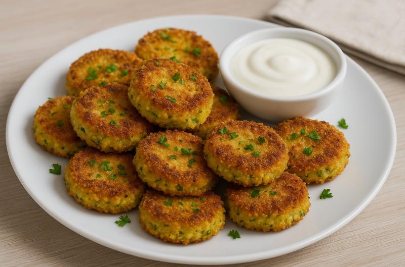 Bez masa, ale plné chuti: Cuketové nugetky se sýrem, které si zamilujete