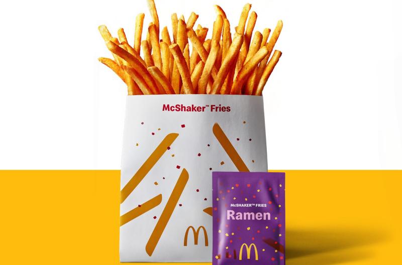 McDonald's má v Česku hranolky s příchutí rámenu. Tím ale neobvyklá nabídka nekončí