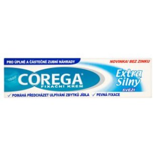Corega fixační krém na zubní náhrady, vybrané druhy Corega fixační krém na zubní náhrady, vybrané druhy