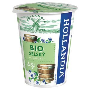 Hollandia Bio selský jogurt bílý s kulturou BiFi 400g Hollandia Bio selský jogurt bílý s kulturou BiFi 400g