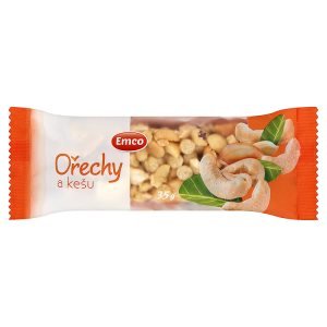 Emco Tyčinka oříšková 35g, vybrané druhy Emco Tyčinka oříšková 35g, vybrané druhy