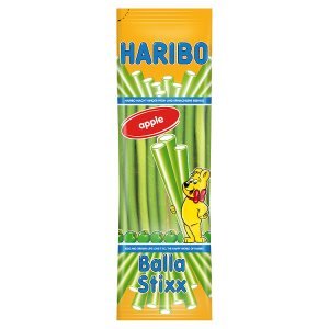Haribo Balla stixx želé s ovocnou příchutí 200g, vybrané druhy Haribo Balla stixx želé s ovocnou příchutí 200g, vybrané druhy