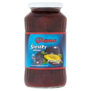 Giana Švestky půlené ve sladkém nálevu 680g Giana Švestky půlené ve sladkém nálevu 680g