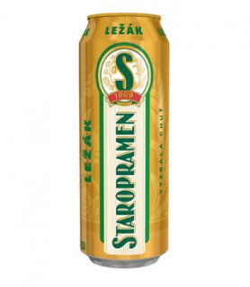 Staropramen Ležák, světlé pivo (plechovka) Staropramen Ležák, světlé pivo (plechovka)