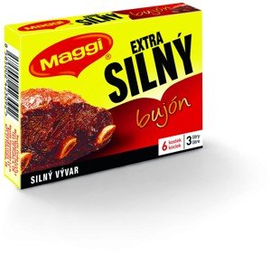 Maggi Extra silný bujón 60g, vybrané druhy Maggi Extra silný bujón 60g, vybrané druhy