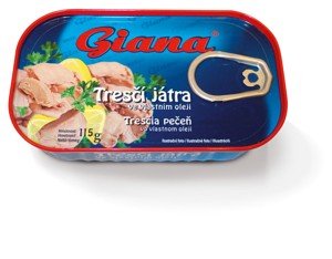 Giana Tresčí játra Giana Tresčí játra
