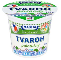 Madeta Jihočeský tvaroh 250g, vybrané druhy Madeta Jihočeský tvaroh 250g, vybrané druhy