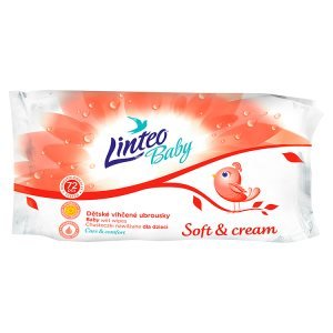 Linteo Baby Vlhčené ubrousky 72 ks Linteo Baby Vlhčené ubrousky 72 ks