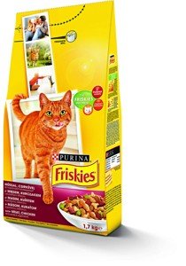 Friskies granule pro kočky, vybrané druhy Friskies granule pro kočky, vybrané druhy