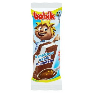 Bobík Řez s mléčnou náplní a medem Bobík Řez s mléčnou náplní a medem