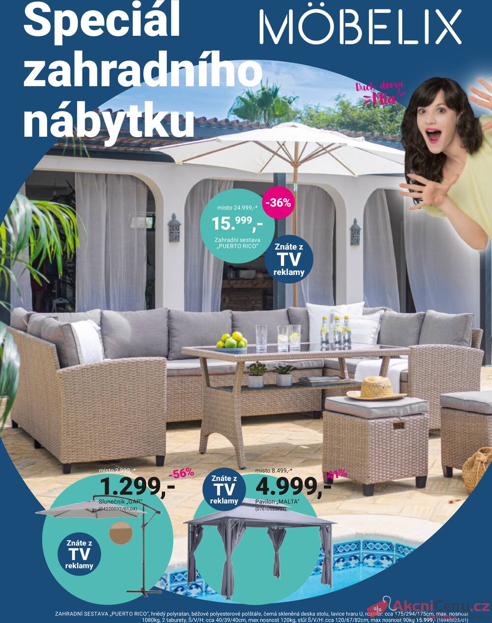 Leták Möbelix - Möbelix Zahradní nábytek od 6.4. do 15.4.2021 - strana 1 Leták Möbelix - Möbelix Zahradní nábytek od 6.4. do 15.4.2021 - strana 1