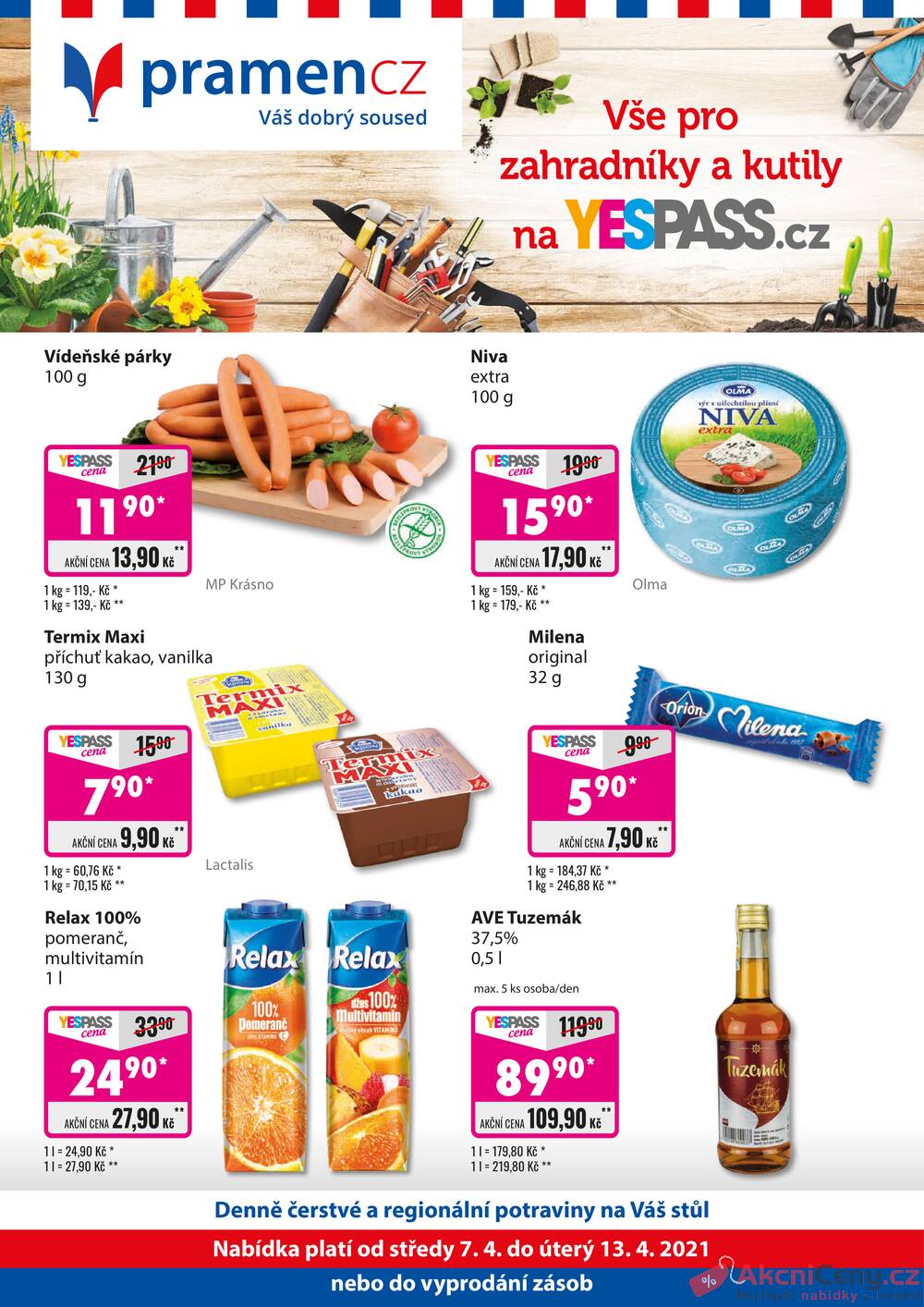Leták Pramen - Pramen od 7.4. do 13.4.2021 - strana 1 Leták Pramen - Pramen od 7.4. do 13.4.2021 - strana 1