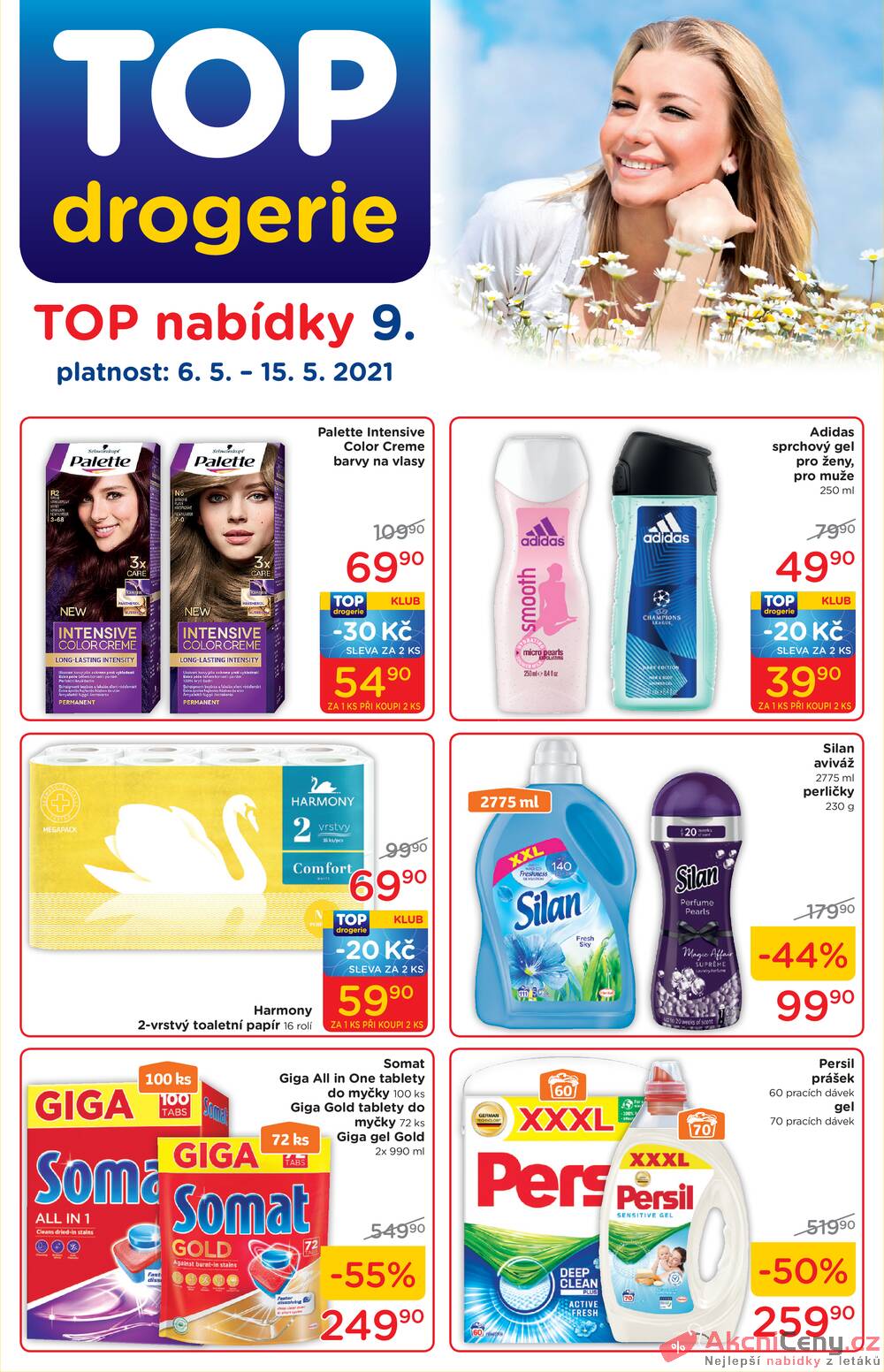 Leták TOP drogerie - TOP drogerie od 6.5. do 15.5.2021 - strana 1 Leták TOP drogerie - TOP drogerie od 6.5. do 15.5.2021 - strana 1
