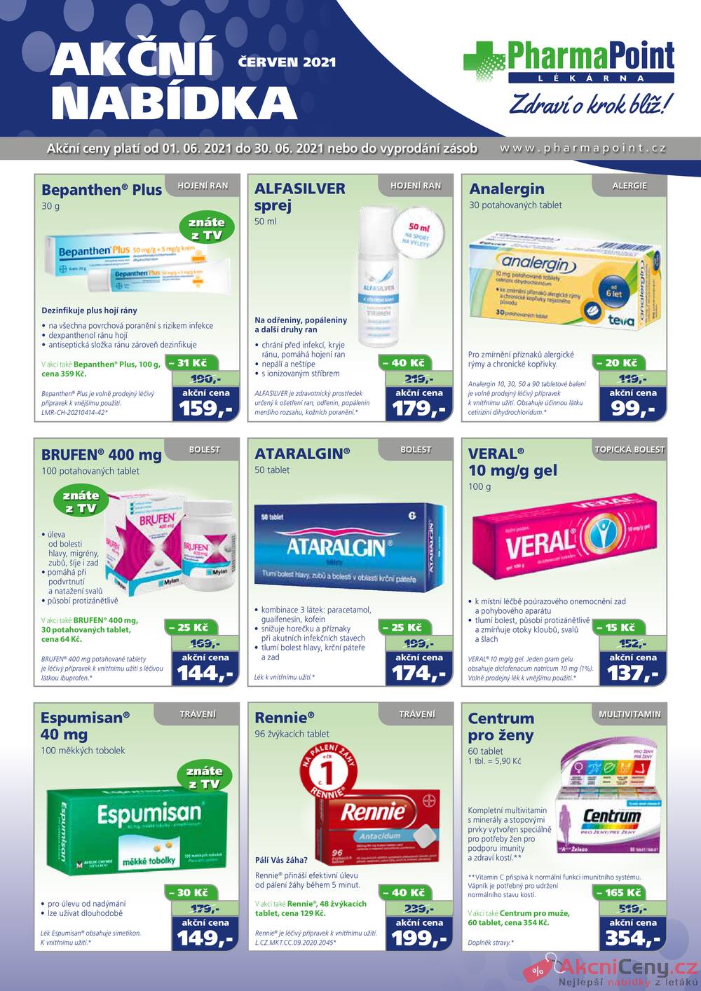 Leták PharmaPoint - PharmaPoint bez přepisu 1.6. - 30.6 - strana 1 Leták PharmaPoint - PharmaPoint bez přepisu 1.6. - 30.6 - strana 1