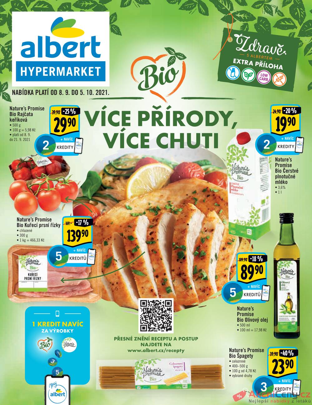 Leták Albert - Albert Hypermarket katalog BIO od 8.9. do 5.10.2021 - strana 1 Leták Albert - Albert Hypermarket katalog BIO od 8.9. do 5.10.2021 - strana 1