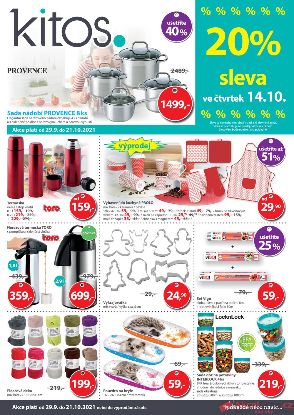 Leták Kitos s.r.o. - Kitos od 29.9. do 21.10.2021 - strana 1 Leták Kitos s.r.o. - Kitos od 29.9. do 21.10.2021 - strana 1