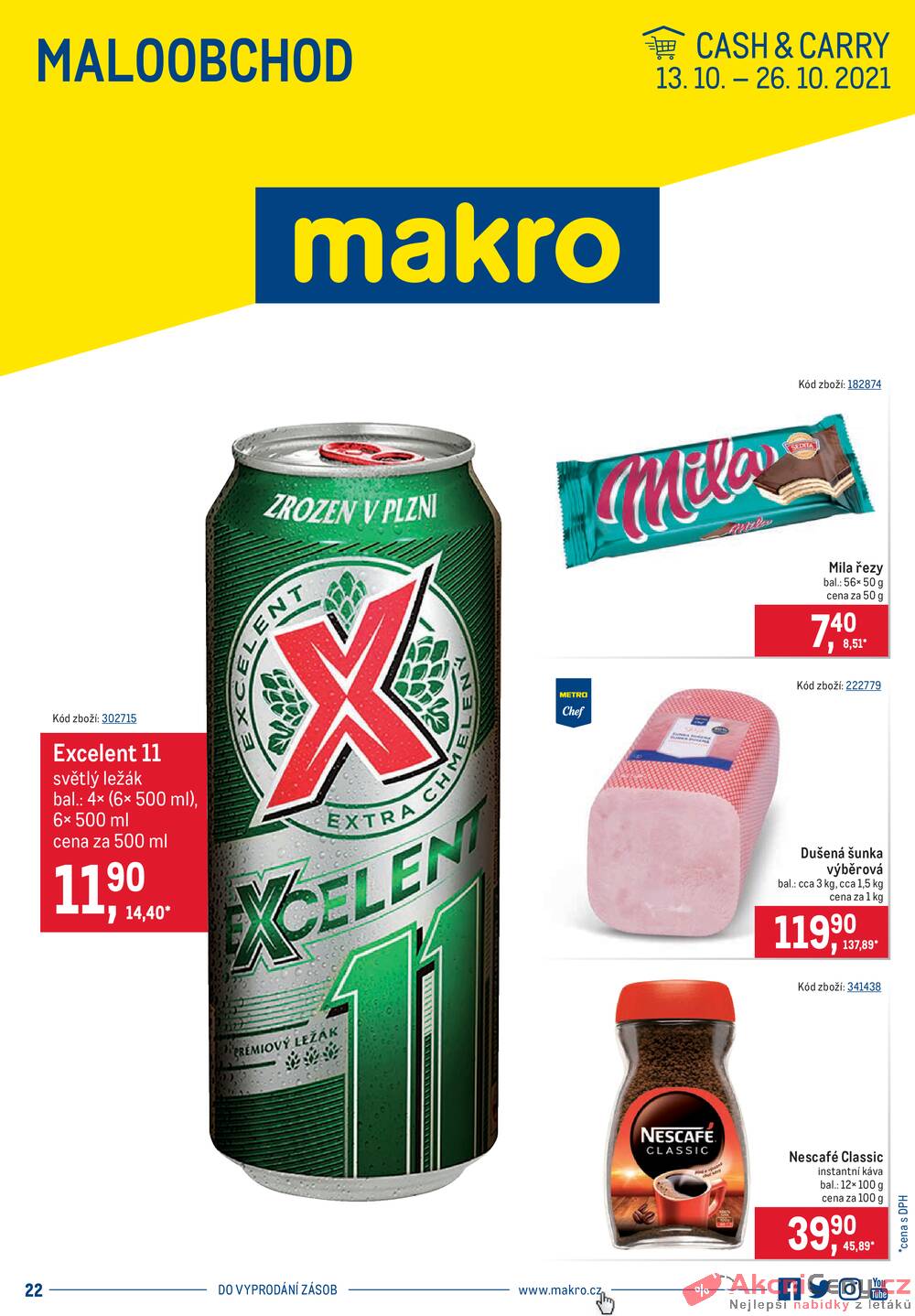 Leták MAKRO - MAKRO Maloobchod od 13.10. do 26.10.2021 - strana 1 Leták MAKRO - MAKRO Maloobchod od 13.10. do 26.10.2021 - strana 1