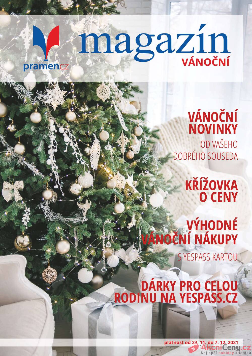 Leták Pramen - Pramen od 24.11. do 7.12.2021 - strana 1 Leták Pramen - Pramen od 24.11. do 7.12.2021 - strana 1