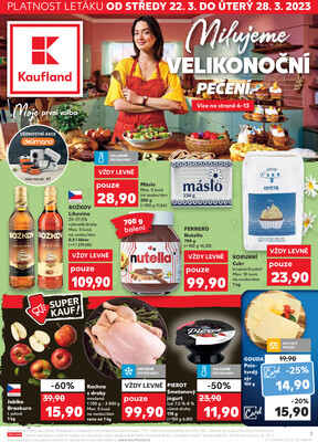 Leták Kaufland 22.3. - 28.3. - Kaufland - Nový Jičín