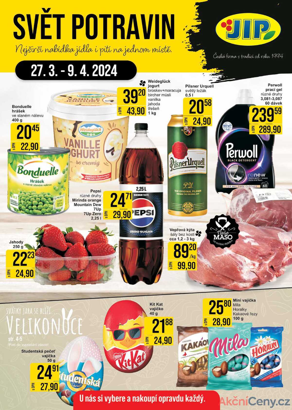 JIP Cash & Carry Ostrava, Karlovy Vary, Olomouc a Zlín od 27.3. do 9.4.2024 strana 1