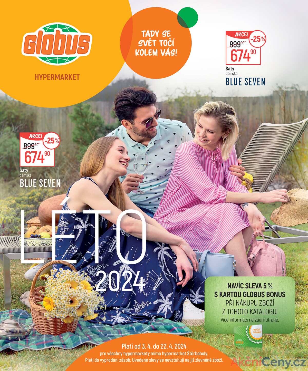 Akční leták Globus 3.4. - 22.4.2024 - Globus Chotíkov u Plzně strana 1