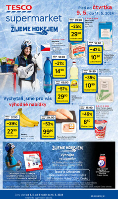 Leták Tesco supermarkety od 9.5. do 14.5.2024