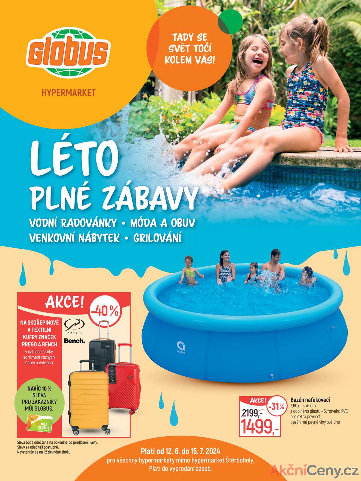 Akční leták Globus 12.6. - 15.7.2024 - Globus České Budějovice strana 1