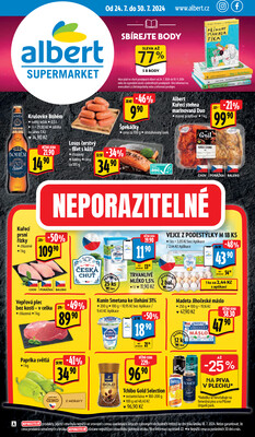 Leták Albert Supermarket Jihomoravský od 24.7. do 30.7.2024