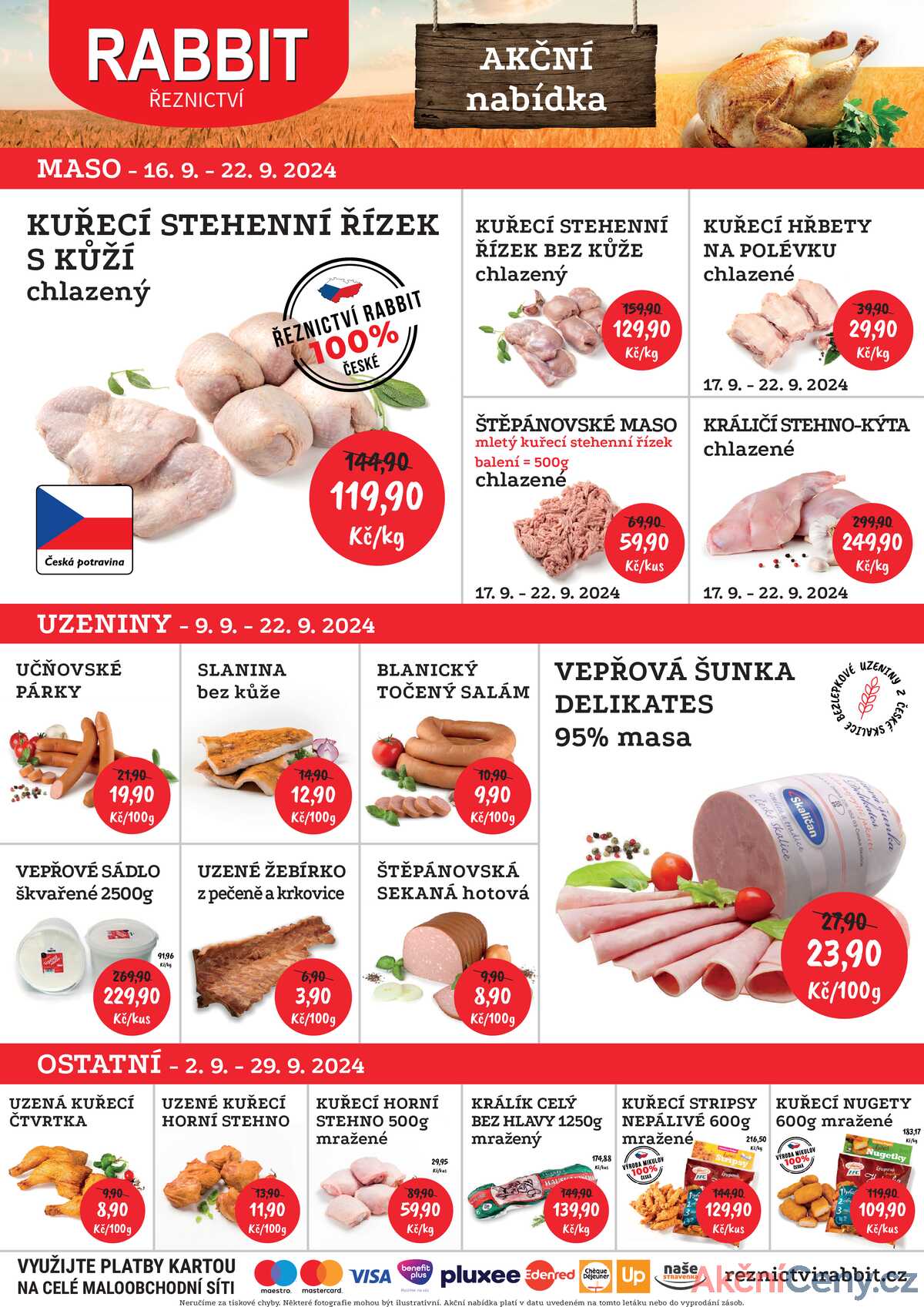 RABBIT řeznictví od 16.9. do 22.9.2024 strana 1
