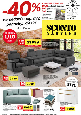 SCONTO Nábytek : 1 leták