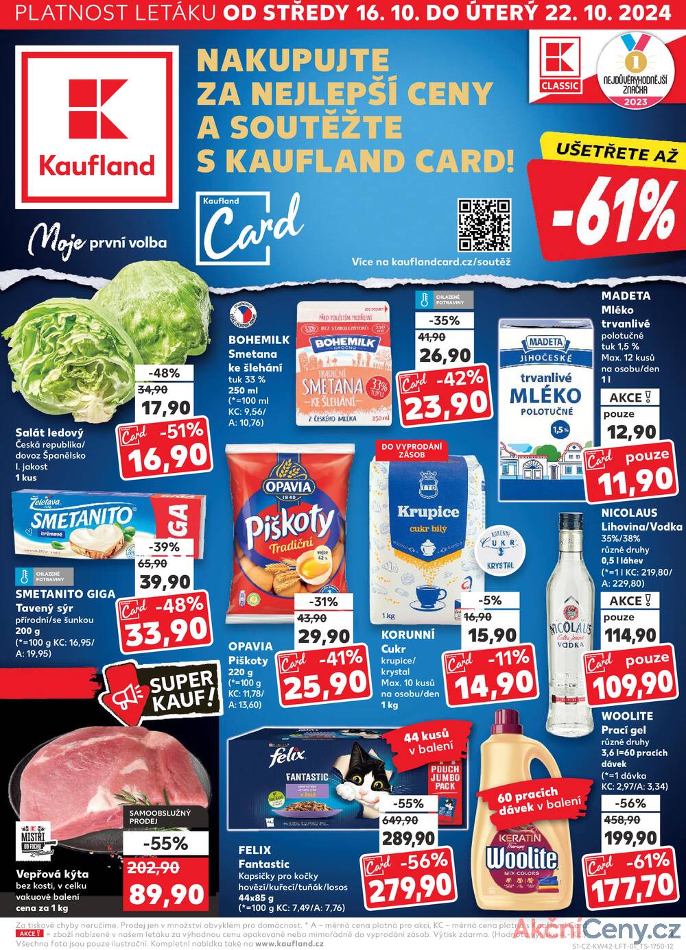 Leták Kaufland - Kaufland 16.10. - 22.10. - Kaufland - Teplice - strana 1