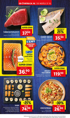 Lidl Čtvrtek od 24.10. do 27.10.2024