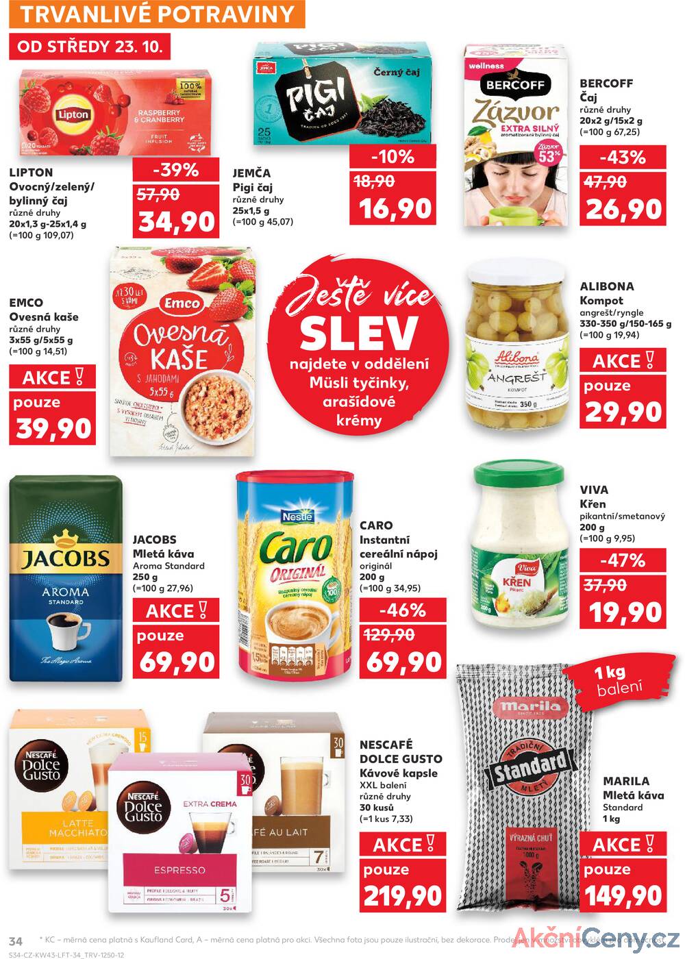 Leták Kaufland - Kaufland 23.10. - 29.10. - Kaufland - Trutnov - strana 34