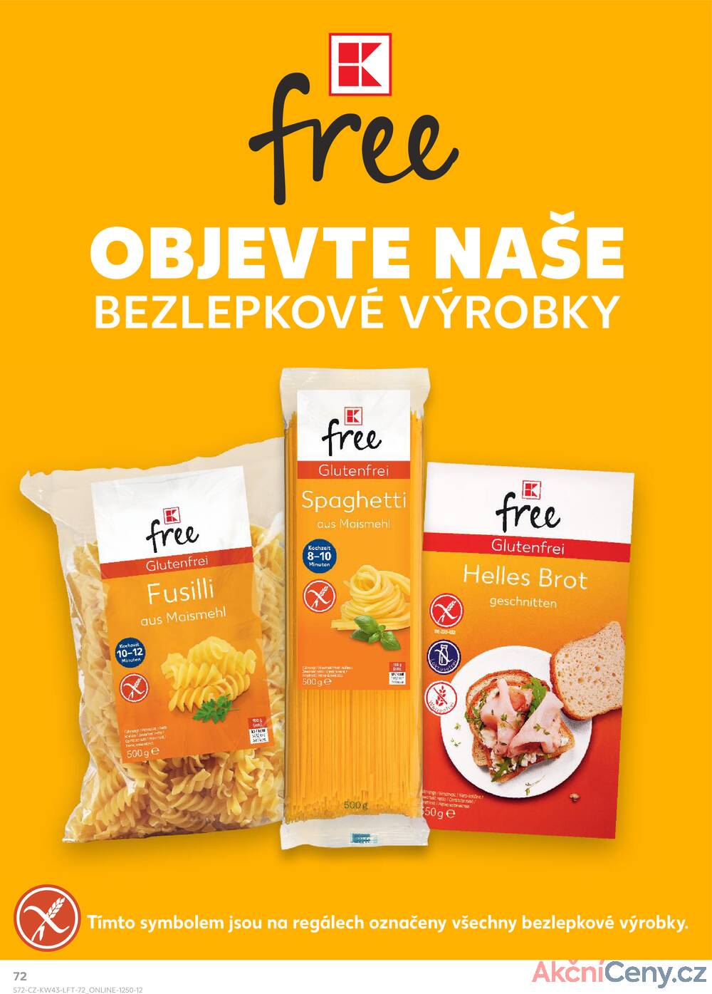 Leták Kaufland - Kaufland 23.10. - 29.10. - Kaufland - Praha 12 (Modřany) - strana 72