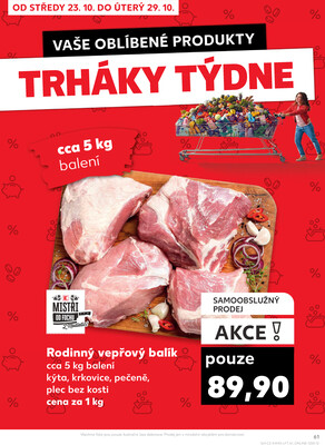 Kaufland 23.10. - 29.10. - Kaufland - Šumperk