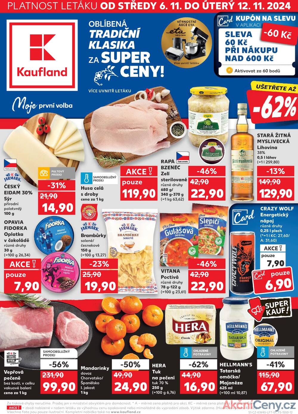 Leták Kaufland - Kaufland 6.11. - 12.11. - Kaufland - Domažlice - strana 1