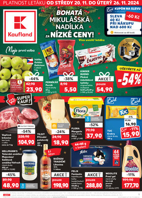 Leták Kaufland 20.11. - 26.11. - Kaufland - Třinec - Lyžbice