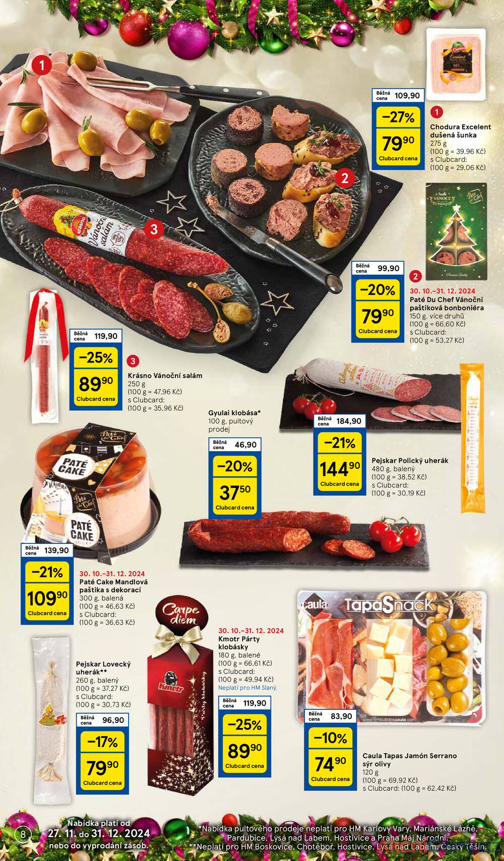 Leták Tesco - Tesco malé hypermarkety Deli katalog od 2.12. do 31.12.2024 - strana 8