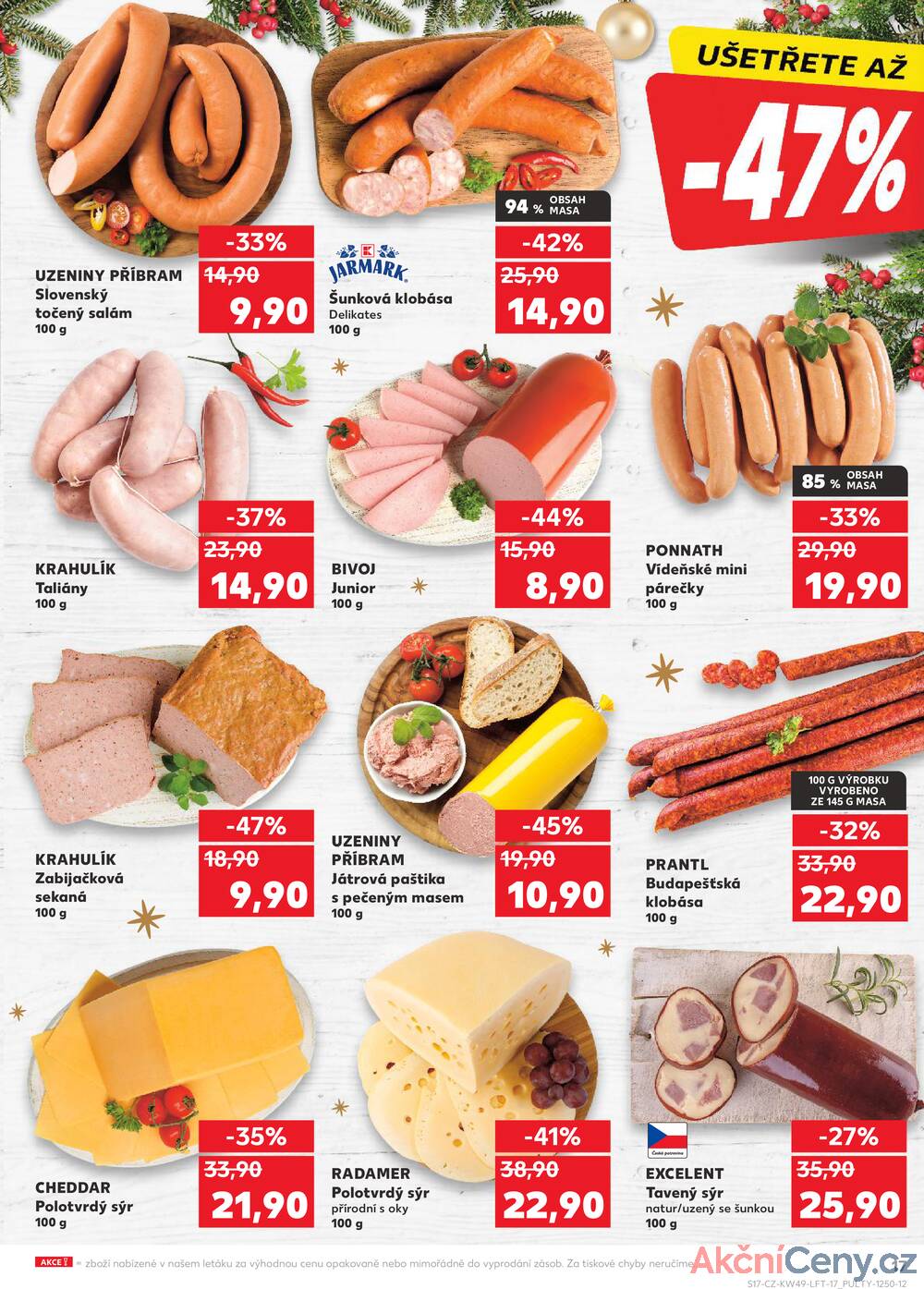 Leták Kaufland - Kaufland 4.12. - 10.12. - Kaufland - Louny - strana 17