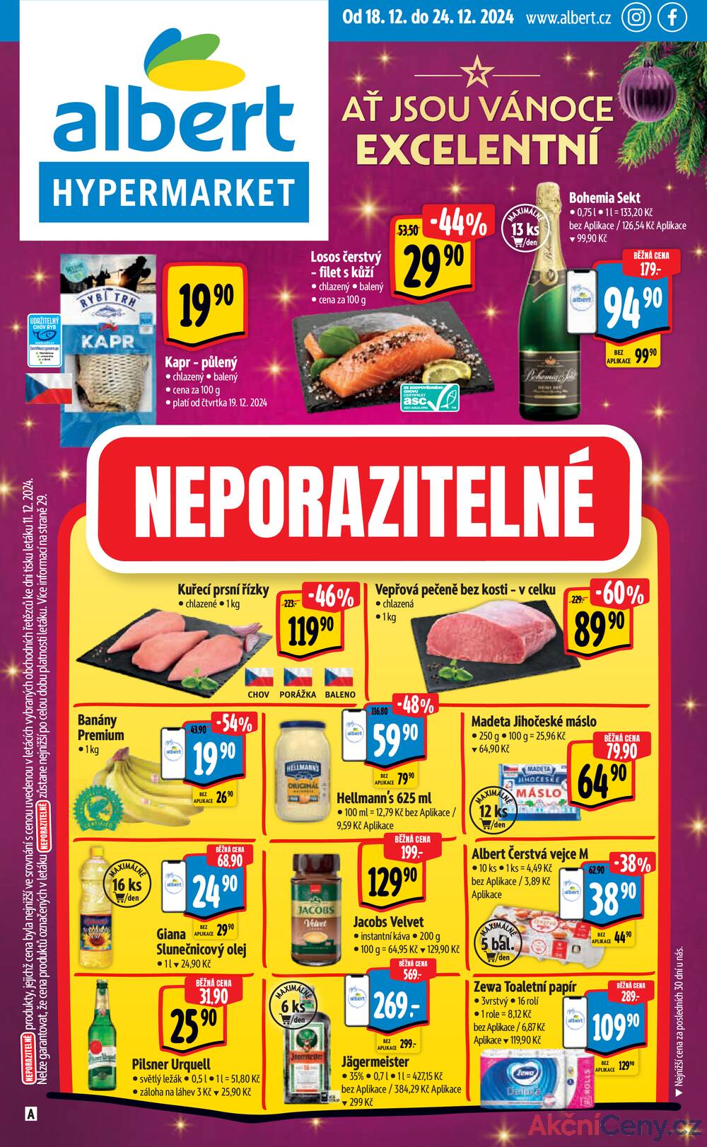 Leták Albert - Albert Hypermarket Jihomoravský od 18.12. do 24.12.2024 - strana 1