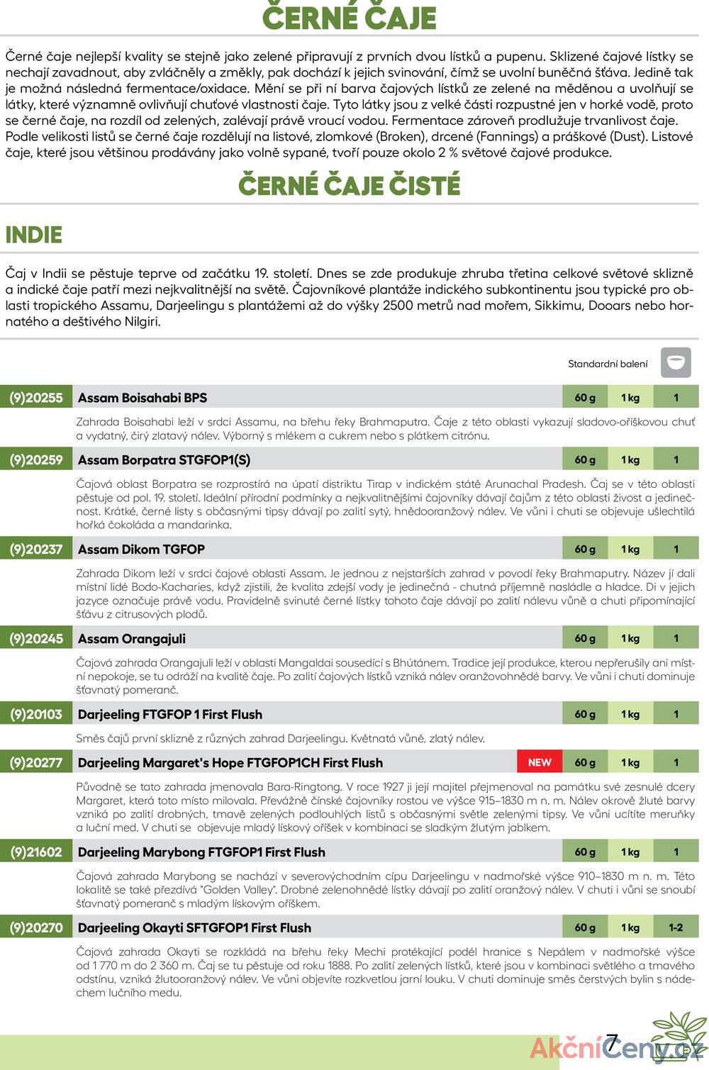 Leták Oxalis - čaj a káva
		  platný do 31.12.2025 - strana 9