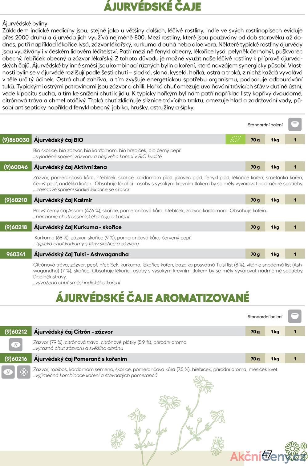 Leták Oxalis - čaj a káva
		  platný do 31.12.2025 - strana 49