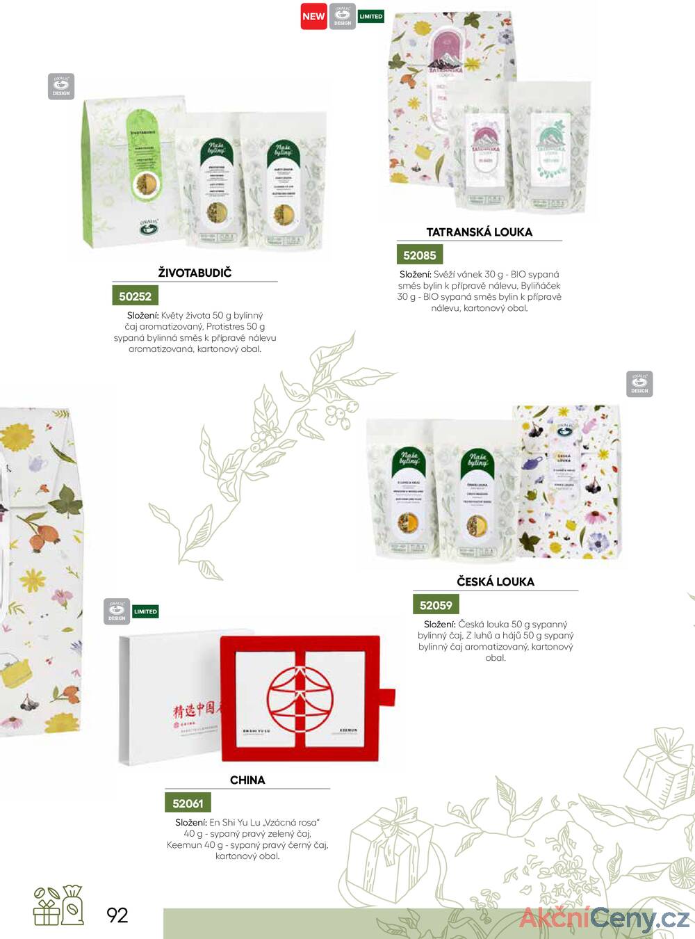 Leták Oxalis - čaj a káva
		  platný do 31.12.2025 - strana 94