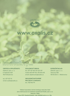 Leták Oxalis - čaj a káva
		  platný do 31.12.2025 - strana 108