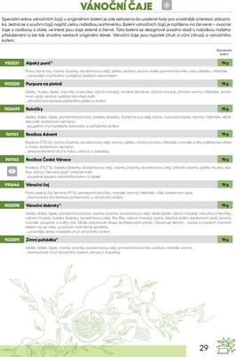 Leták Oxalis - čaj a káva
		  platný do 31.12.2025 - strana 31